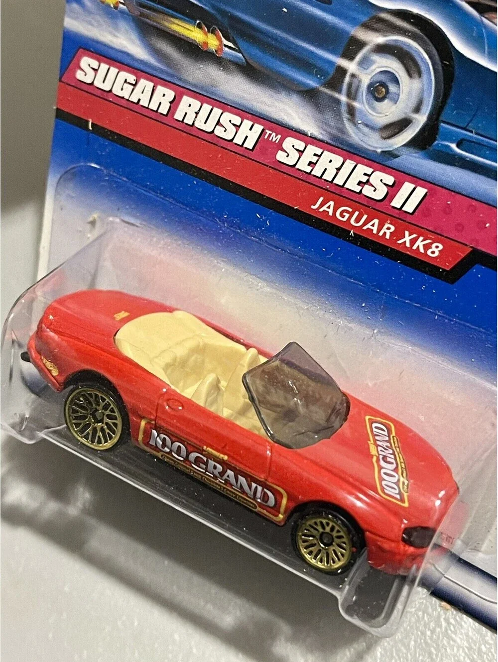 Hot Wheels 1998 Sugar Rush Series 2 100 Grand Jaguar XK8 #2 Of 4 #970 MOC